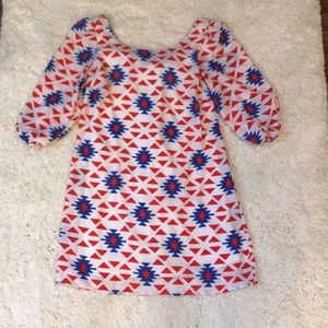 Red white and blue dress